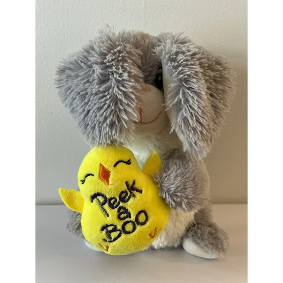 Peek A Boo Interactive Bunny Plush Toy With Sound Electronic Stuffed Animal - Picture 4 of 7